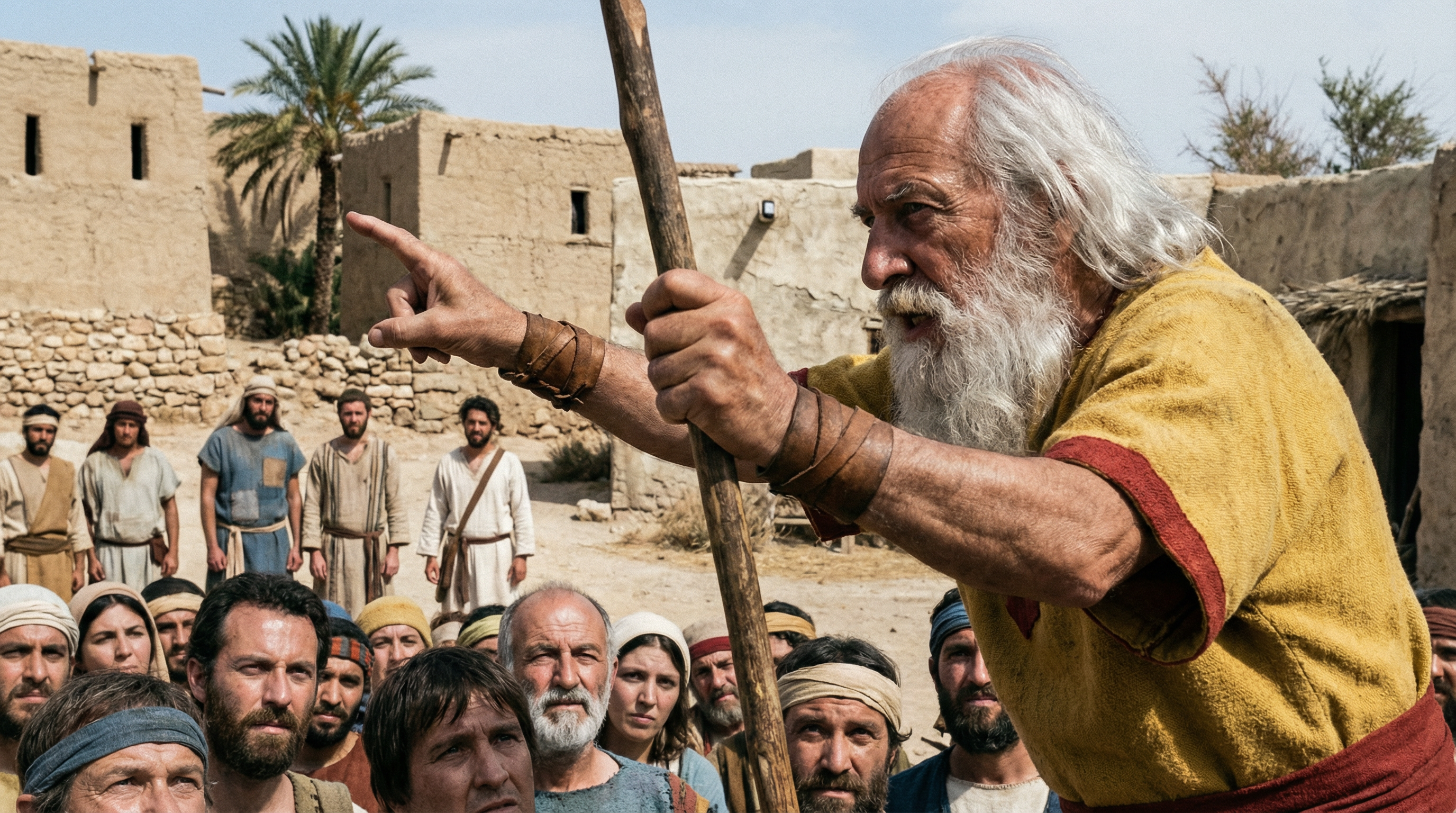 Image of prophet speaking to the people
